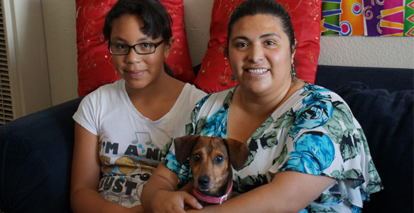 <span>A Place to Call Home</span><br>Silvia would not have been able to afford a place to live for her family without federal rental assistance, which she calls a “blessing.” 