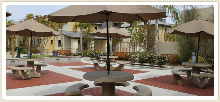 <span>Veterans Village</span><br>Veterans Village of San Diego is a transitional housing facility for homeless veterans.  The San Diego  Housing Commission provided funding for this project.