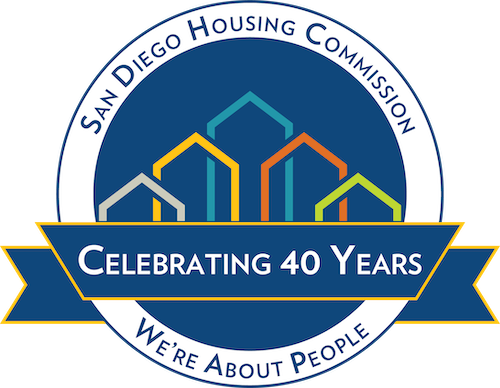 SDHC 40th logo