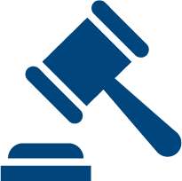 Blue Gavel Icon