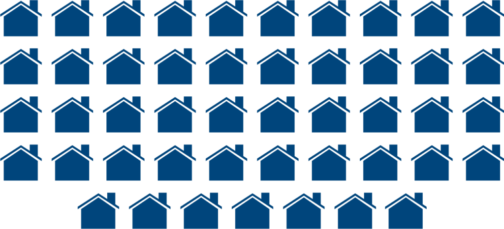 Blue Houses Icons 47